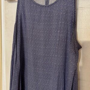 Old Navy Blue Blouse Relaxed Knit Top